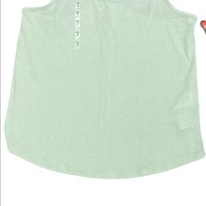Under armor light green heat gear size small tank with cross back